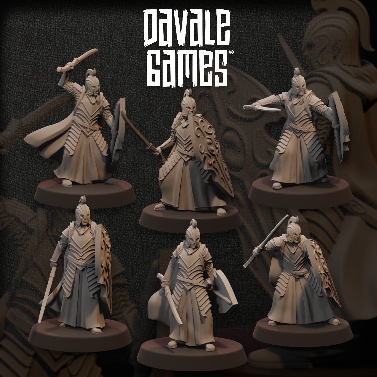 Bloody Elf Warriors - Sword and Shield